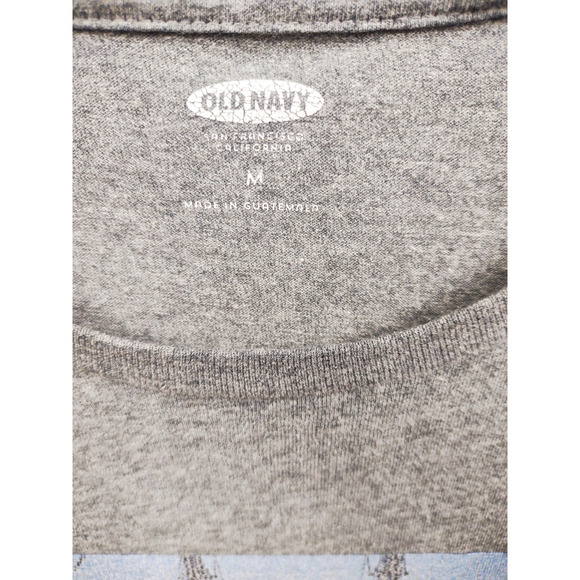 VTG Old Navy New York City Brooklyn Bridge Graphic Tee Med Heathered Take It To - Picture 4 of 7